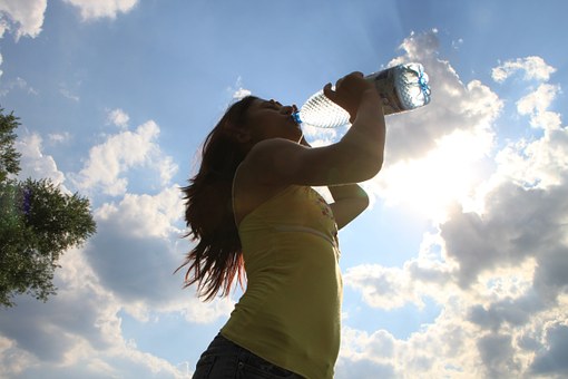 woman water drinking pix